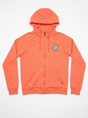 Numéro Icon Collection Orange Full-Zip Hoodie – Size Medium